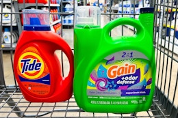 Large Gain and Tide Detergent, as Low as $5.99 Each at CVS card image