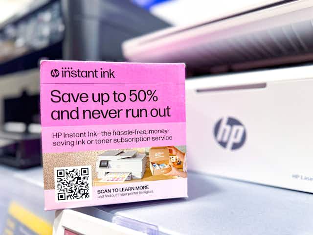 Get a $10 Credit When You Sign Up for HP Instant Ink — Up to 6 Months Free card image