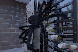 6.5-Foot Halloween Spider Decoration, Just $10 on Amazon card image