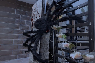amazon Halloween 6.5-Foot Spider Decoration B07VVGTMCB