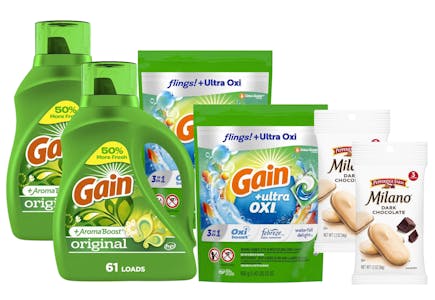 4 Gain Products + 2 Filler Items