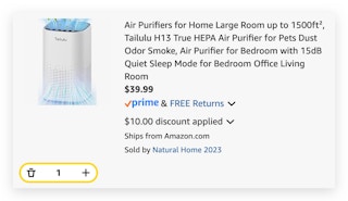 Tailulu H13 True HEPA Air Purifier
