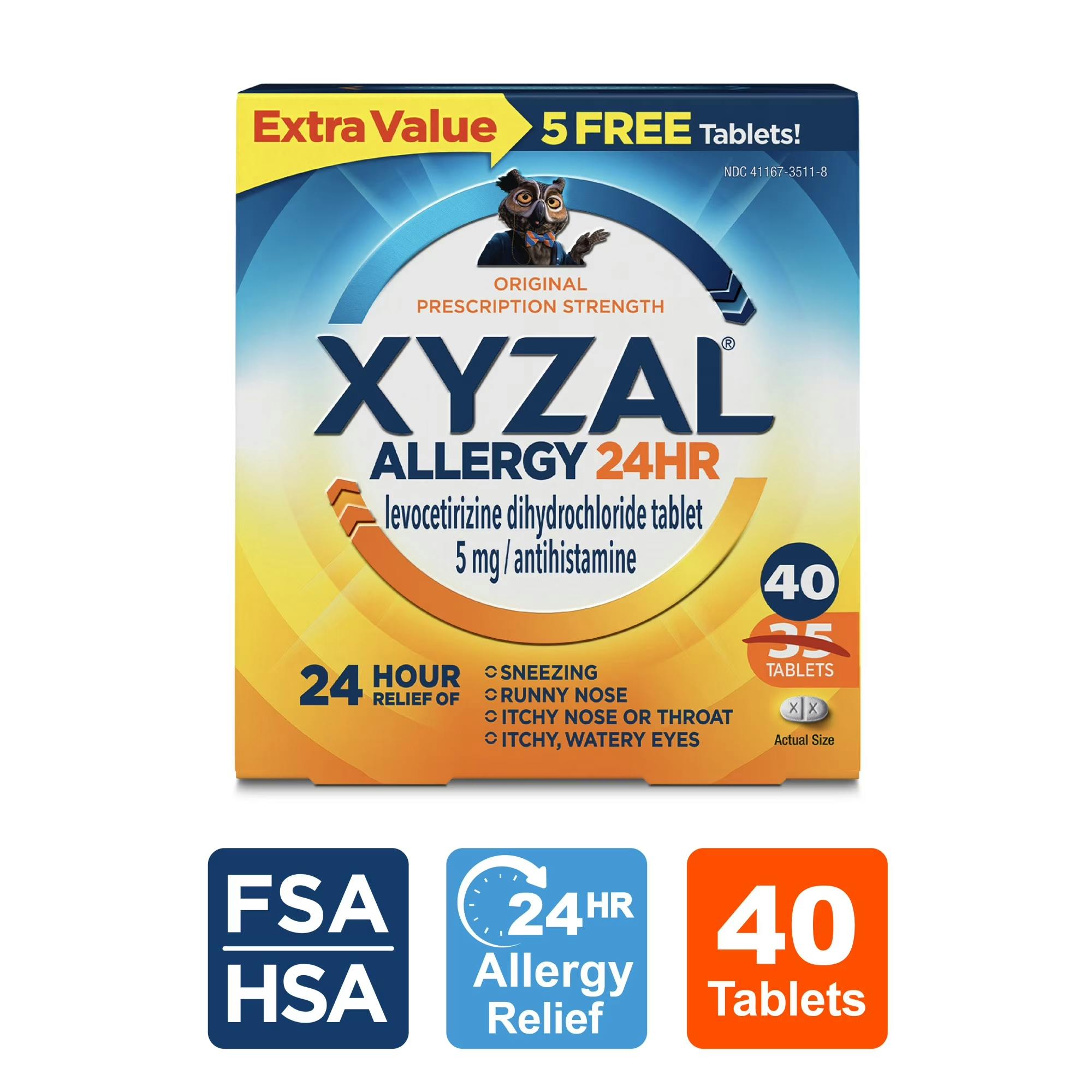 Xyzal Allergy Relief Tablets