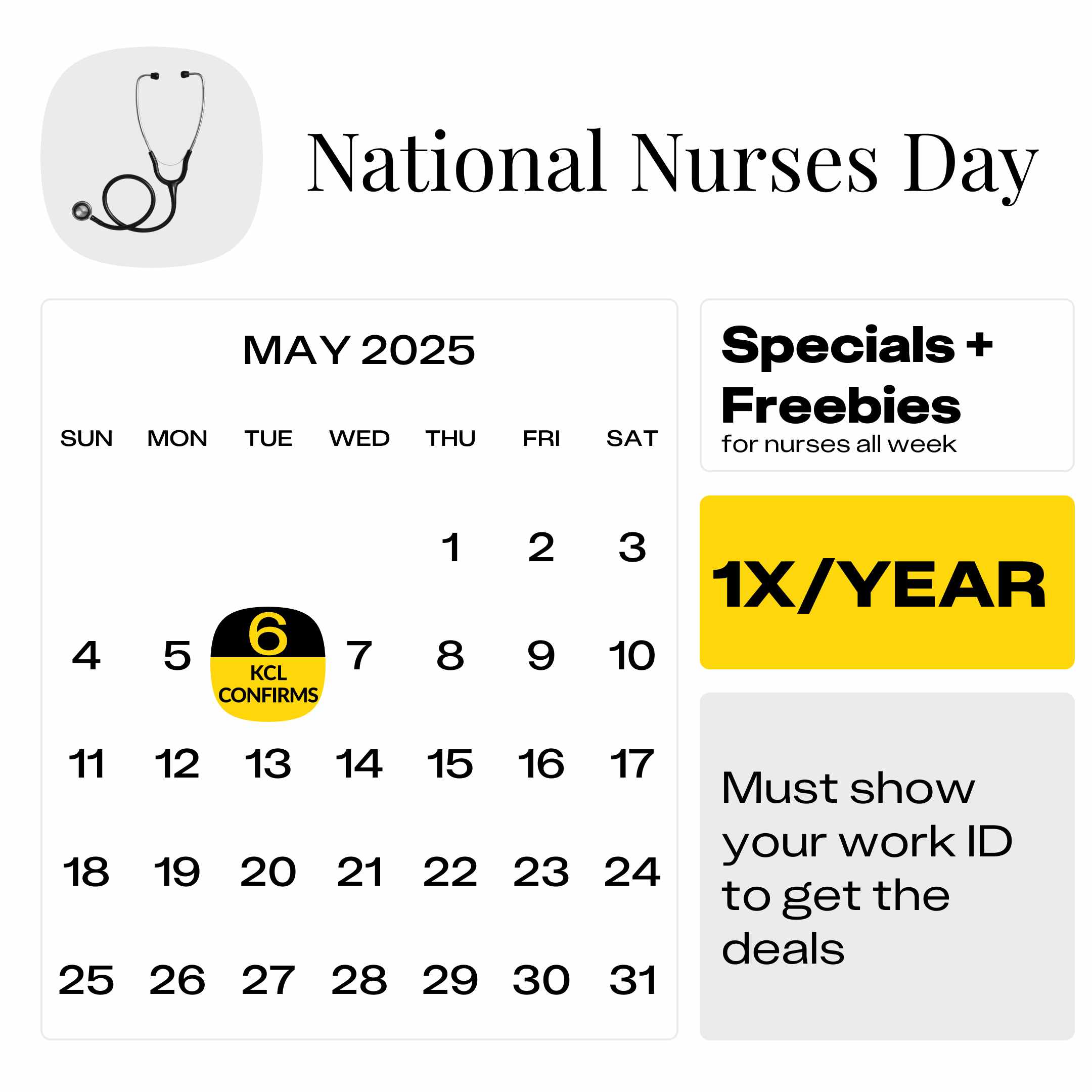 Nurses Week Discounts 2025 Kaile Meagan Nurses Week 2025 Deals Nj
