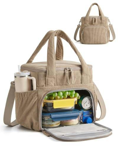 BAGSMART Corduroy Lunch Bag