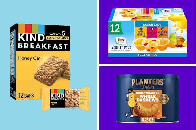 Amazon's Hottest Summer Snack Coupons: Nabisco, Kind, and More card image