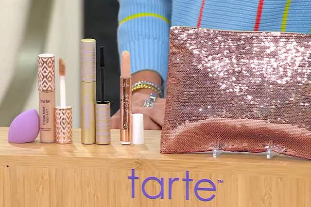 Tarte 4-Piece Set and Makeup Bag, Just $33 Shipped at QVC (A $109 Value) card image