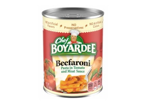 Chef Boyardee Pasta Can