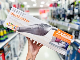 Black+Decker Cordless Handheld Vacuum, Only $28.49 at Target card image