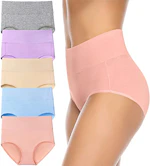 Women's High Waist Underwear 5-Pack