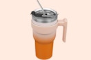 Tumbler with Handle and Straw B0C4H3D912
