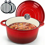 Enameled Cast Iron Dutch Oven