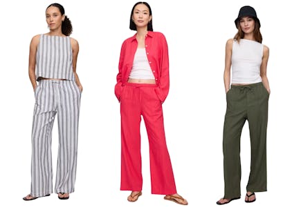 Gap Women's Linen-Blend Pants