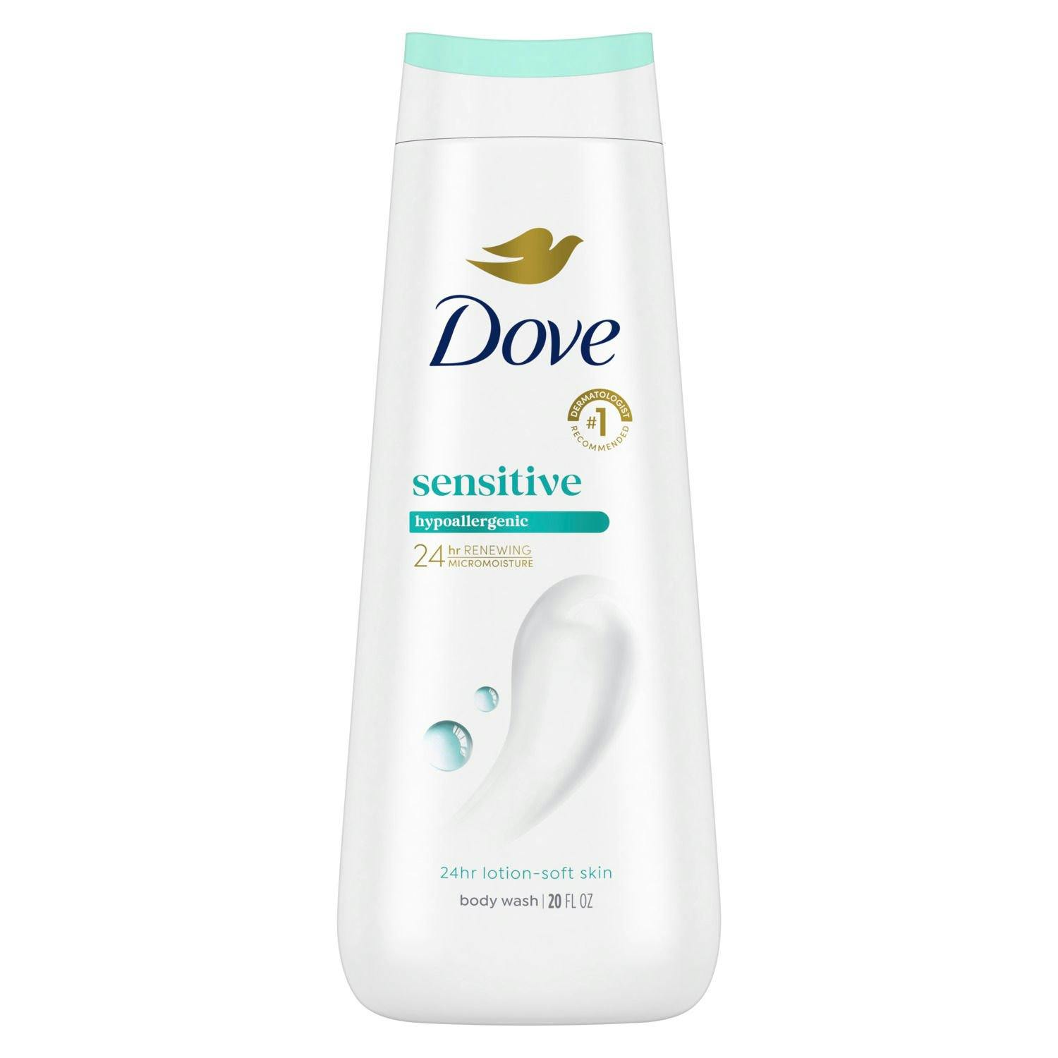 2 Dove Sensitive Skin Body Washes
