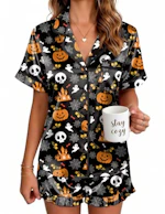 Ekouaer Women's Satin Pajama Set