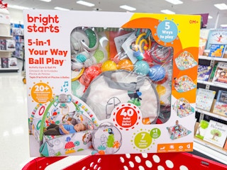 Target Bright Starts ball pit and activity gym