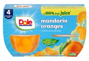 Dole Fruit Bowls 4-Pack