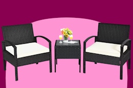 Patio Conversation Set With Cushions, Only $83.59 at Target (Reg. $270) card image