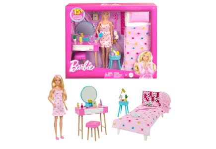 Barbie Doll and Bedroom Playset