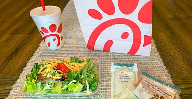 UPDATE! The Chick-fil-A Side Salad Is Staying on Menus, Plus Rewards Changes to Know About card image