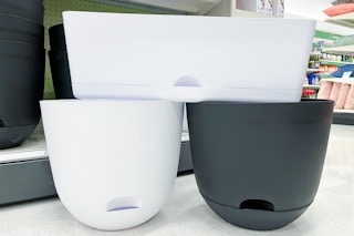 planters sitting on a target shelf