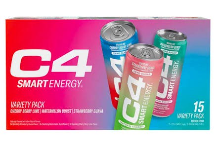 C4 Energy Drinks 15-Pack