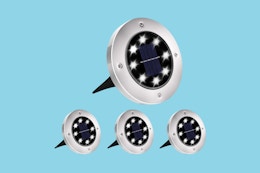 Bestselling Outdoor Solar Pathway Lights, Only $9.99 on Amazon card image