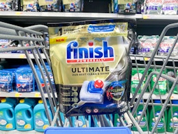 Finish Ultimate Dishwashing Tabs, Only $3.69 at Walmart (50% Off) card image