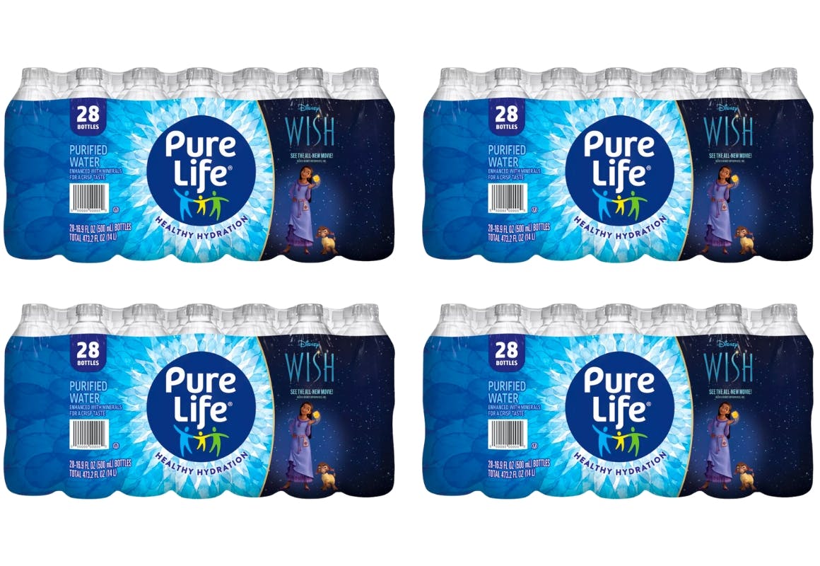 4 Pure Life Water 28-Packs