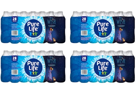 4 Pure Life Water 28-Packs