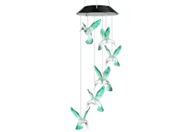 Solar Hummingbird Wind Chimes
