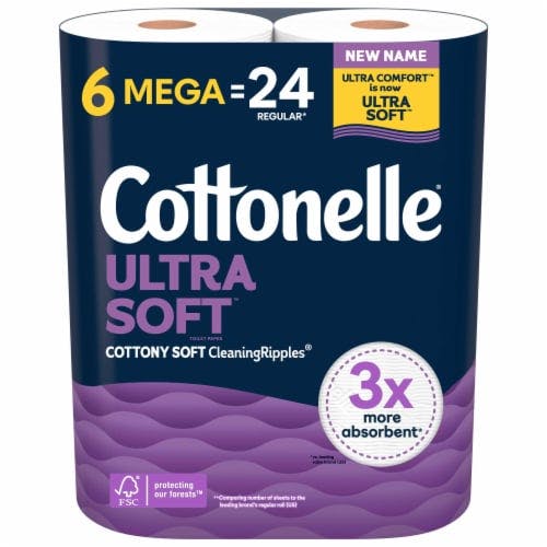 Cottonelle Toilet Paper 6-Pack