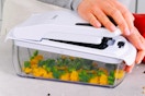 Fullstar The Original Pro Chopper - Vegetable Chopper and Spiralizer on a kitchen counter 