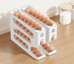 Automatic Rolling Egg Holder Set, Only $15.98 on Amazon card image