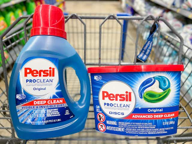 Persil Laundry Disc 40-Count Tubs, as Low as $2.10 at Walgreens card image