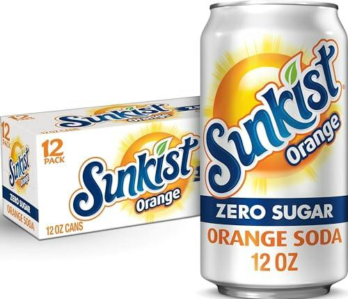 Sunkist Zero Sugar Soda 12-Pack