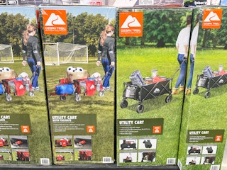 walmart ozark trail wagon on display