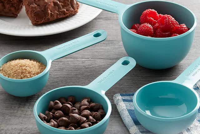 KitchenAid Measuring Spoons and Cups, Now $4 on Amazon card image