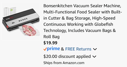 Cart bonsenkitchen sealer