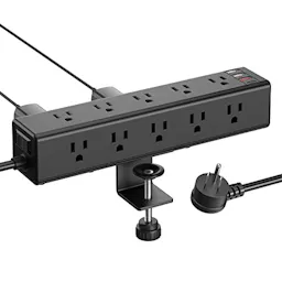 Desk Clamp Power Strip