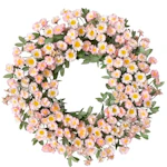 Pink Daisy Spring Wreath