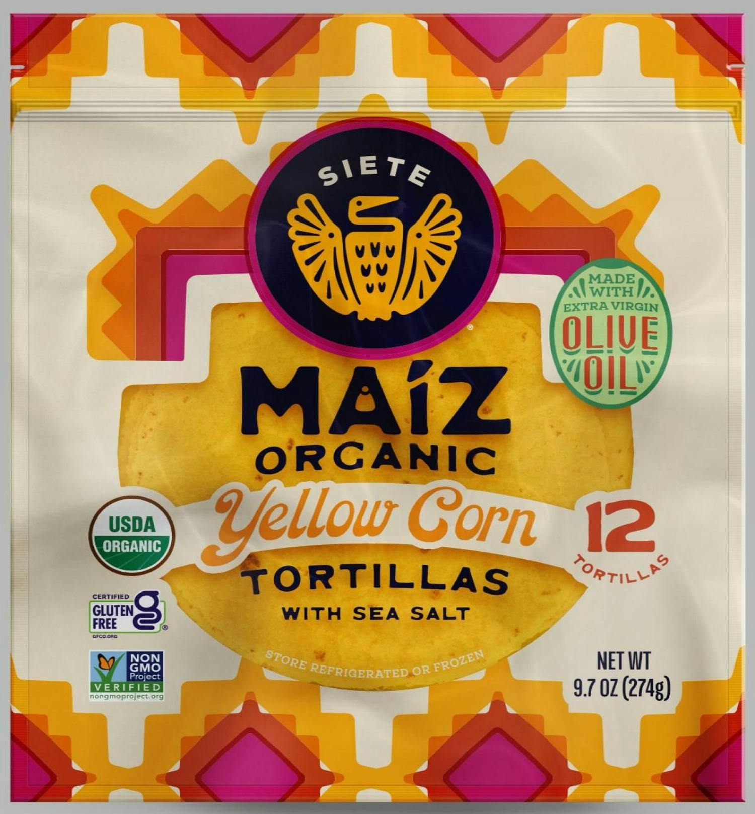 2 Siete Corn Tortillas Packs