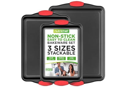 NutriChef Baking Sheet Set