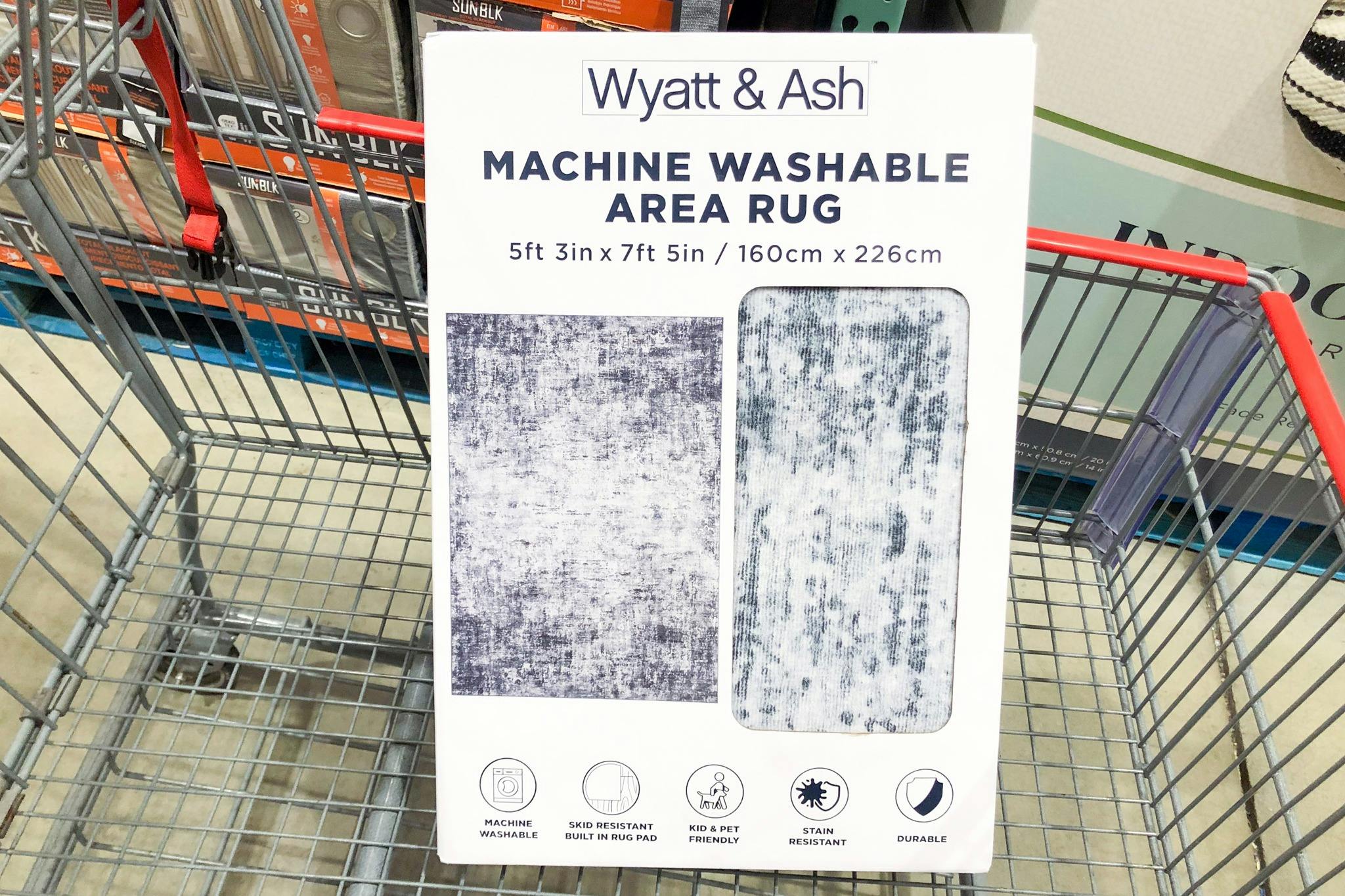 Wyatt & Ash Washable Area Rug, Only 49.99 at Costco (Reg. 69.99