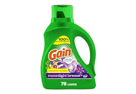 4 Gain Laundry Detergents