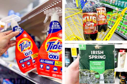 dollar general tide, irish spring, mug 3-photo collage