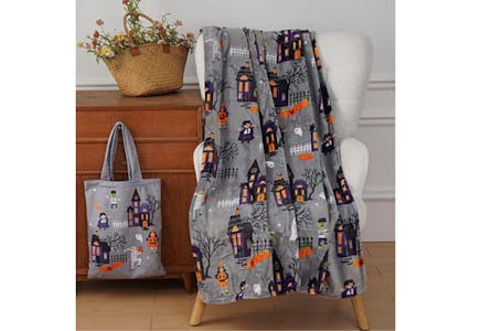 Warm & Cozy Throw and Treat Bag Set