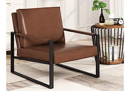 Leather Accent Chair