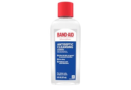 2 Band-Aid Antiseptic Wash Bottles
