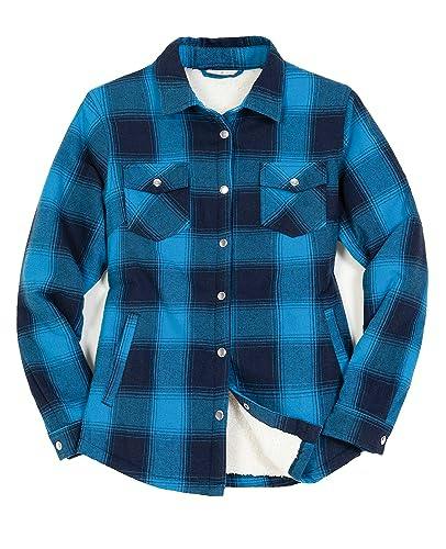 Women's Sherpa Lined Flannel Jacket